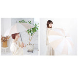 ニフティカラーズ 長傘 通販 nifty colors 傘 レディース 手開き 55cm 晴雨兼用 12本骨 かさ カサ １２本骨 おしゃれ シンプル 丈夫 グラスファイバー 親骨 風に強い 軽い 軽量 UVカット