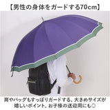 長傘 70cm 16本骨 メンズ 通販 雨傘 傘 かさ カサ アンブレラ メンズ傘 丈夫 風に強い 骨が多い 大きい 大きめ カジュアル かっこいい 紳士 男性 ギフト 贈り物 雨の日 雨 通勤 通学