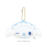 キーホルダー ぬいぐるみ 通販 ミラー 手鏡 マスコット コンパクトミラー 贈り物 ギフト かわいい 身だしなみ 化粧直し 癒し クロミ ハローキティ シナモロール マイメロディ ポチャッコ