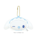 キーホルダー ぬいぐるみ 通販 ミラー 手鏡 マスコット コンパクトミラー 贈り物 ギフト かわいい 身だしなみ 化粧直し 癒し クロミ ハローキティ シナモロール マイメロディ ポチャッコ