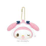 キーホルダー ぬいぐるみ 通販 ミラー 手鏡 マスコット コンパクトミラー 贈り物 ギフト かわいい 身だしなみ 化粧直し 癒し クロミ ハローキティ シナモロール マイメロディ ポチャッコ