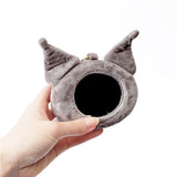 キーホルダー ぬいぐるみ 通販 ミラー 手鏡 マスコット コンパクトミラー 贈り物 ギフト かわいい 身だしなみ 化粧直し 癒し クロミ ハローキティ シナモロール マイメロディ ポチャッコ
