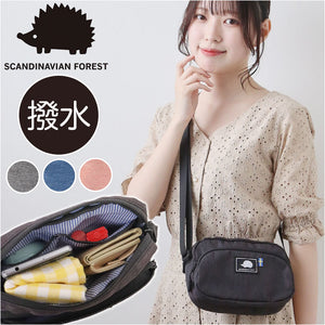 スカンジナビアンフォレスト ショルダーバッグ 通販 SCANDINAVIAN FOREST 251-AFSF232 杢調 ミニ丸型ショルダーバッグ ショルダーバック ミニショルダー レディース メンズ ミニバッグ