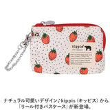 kippis キッピス リール付き パスケース 通販 財布 カード入れ リールパスケース 定期入れ 小銭入れ マルチパスケース ミニ財布 ミニ リール付きパスケース ウォレット ケース 小物