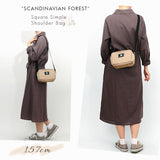 ショルダーバッグ レディース 通販 SCANDINAVIAN FOREST スカンジナビアンフォレスト 斜め掛けバッグ バッグ かばん コンパクト 斜め掛け かわいい オシャレ シンプル 大人 カジュアル