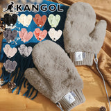 カンゴール 手袋 KANGOL 通販 ストラップ付きミトングローブ グローブ ボア 冬 おしゃれ ブランド レディース 大人 可愛い かわいい シンプル 無地 メンズ 通勤 通学 ギフト カンガルー