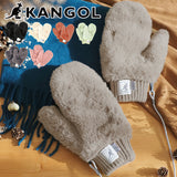 カンゴール 手袋 KANGOL 通販 ストラップ付きミトングローブ グローブ ボア 冬 おしゃれ ブランド レディース 大人 可愛い かわいい シンプル 無地 メンズ 通勤 通学 ギフト カンガルー