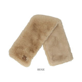 キッピス マフラー 251-TTKP887 通販 kippis ティペット マグネット えりまき 衿巻 襟巻き 首巻き 頚巻 フェイクファー レディース 小さめ おしゃれ 無地 シンプル ショート 防寒 秋冬