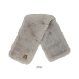 キッピス マフラー 251-TTKP887 通販 kippis ティペット マグネット えりまき 衿巻 襟巻き 首巻き 頚巻 フェイクファー レディース 小さめ おしゃれ 無地 シンプル ショート 防寒 秋冬