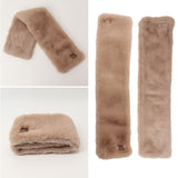 キッピス マフラー 251-TTKP887 通販 kippis ティペット マグネット えりまき 衿巻 襟巻き 首巻き 頚巻 フェイクファー レディース 小さめ おしゃれ 無地 シンプル ショート 防寒 秋冬