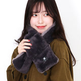 SCANDINAVIAN FOREST ファー ティペット 2WAY 251-TTSF750 通販 マフラー 襟巻 スカンジナビアンフォレスト 通すだけ ブランド レディース もこもこ モコモコ 防寒対策 手軽 あたたかい