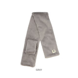 スカンジナビアンフォレスト マフラー 251-TTSF875 通販 SCANDINAVIAN FOREST ティペット えりまき 衿巻 襟巻き 首巻き 頚巻 フェイクファー レディース 小さめ おしゃれ 無地 シンプル