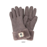 スカンジナビアンフォレスト 手袋 251-TTSF877 通販 SCANDINAVIAN FOREST 5本指手袋 五本指手袋 グローブ 裏ボア もこもこ あったか レディース スエード調 おしゃれ ブランド 秋冬 防寒