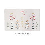 バスマット コットン 通販 足拭きマット 綿100 洗える 70cm バス用品 バスルーム おしゃれ かわいい フラワー 花柄 45×70 厚手 浴室 雑貨 コットンマット インテリア カワサキ