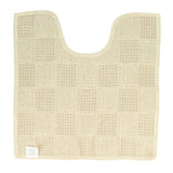 トイレマット 標準 通販 コットン 綿100 洗える トイレ マット トイレタリー おしゃれ かわいい フラワー 花柄 60×60cm トイレファブリック 雑貨 コットンマット インテリア カワサキ