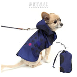 犬 レイン コート 可愛い 通販 ドッグポンチョ レインポンチョ 犬用レインコート 北欧 小型犬用 かぶりタイプ 392plusm サンキューニプラスエム 収納ポーチ付き ドット キッズ 子供