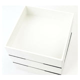 重箱 仕切り付き 3段 通販 三段 オードブル重 お重箱 15cm 5寸 スクエア ホワイト 白 お弁当箱 食洗機対応 電子レンジ対応 2100ml 日本製 かわいい おしゃれ オシャレ シンプル 無地 2人