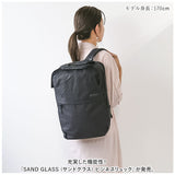 SAND GLASS サンドグラス ビジネスリュック 通販 ビジネス リュック リュックサック バックパック デイバッグ A4 軽量 薄型 PC タブレット 撥水 カジュアル 2層 通勤 通学