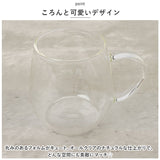 耐熱ガラス マグカップ ハリオ 2個セット 通販 HARIO 3RDM-1824 耐熱マグカップ 耐熱 ガラス ガラス製 マグ カップ 透明 おしゃれ ラウンドマグ 電子レンジ対応 食洗機対応 カフェグッズ