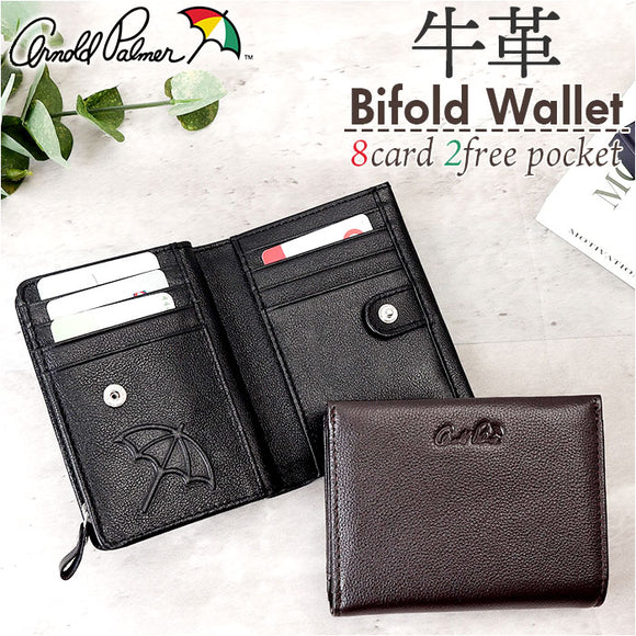 アーノルドパーマー 財布 ArnoldPalmer 4AP3613 通販 二つ折り財布 2つ折り財布 二つ折り 折財布 カード入れ さいふ サイフ お財布 メンズ 本革 レザー 牛革 男性 紳士 男子 ブランド