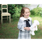 ワンピース キッズ 長袖 通販 ドレスワンピース 02061902 子供 ドレス 女の子 卒園式 入園式 入学式 結婚式 パーティ 発表会 七五三 ツイード リボン かわいい オシャレ 可愛い おしゃれ