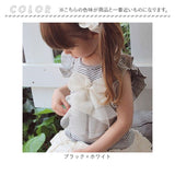 Rora Tシャツ 半袖 キッズ 通販 ローラ カットソー プリン肩フリルT ボーダー リボン カジュアル 夏服 春 秋 トップス かわいい おしゃれ 可愛い オシャレ 女の子 女子 子供 子ども
