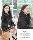 キッズ スーツ 入学式 女の子 通販 セットアップ 10002287 フォーマルスーツ 上下セット 子ども 入園式 卒園式 発表会 七五三 上品 チェック柄 タータンチェック おしゃれ 大人可愛い