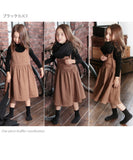 女の子 キッズ 長袖 Tシャツ 通販 ロンT 10002437 長袖Tシャツ カットソー ハイネック くしゅくしゅ タートルネック 無地 おしゃれ かわいい オシャレ 可愛い こども 女子 小学生