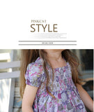 Rora ワンピース キッズ 通販 ローラ ワンピ スビー 半袖 花柄 フラワー お花 綿100% コットン100 夏服 春 夏 カジュアル ナチュラル かわいい おしゃれ 女の子 女子 子供 子ども こども