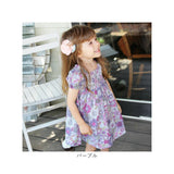 Rora ワンピース キッズ 通販 ローラ ワンピ スビー 半袖 花柄 フラワー お花 綿100% コットン100 夏服 春 夏 カジュアル ナチュラル かわいい おしゃれ 女の子 女子 子供 子ども こども
