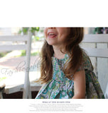 Rora ワンピース キッズ 通販 ローラ ワンピ スビー 半袖 花柄 フラワー お花 綿100% コットン100 夏服 春 夏 カジュアル ナチュラル かわいい おしゃれ 女の子 女子 子供 子ども こども