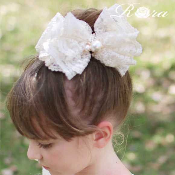 Rora ヘアゴム キッズ 通販 ノンノン 髪ゴム 髪飾り 髪留め リボン レース 大きい パール 女の子 子供 子ども こども おしゃれ かわいい フォーマル 大人っぽい 上品 入園式 卒園式