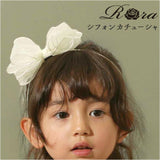 RORA カチューシャ 細め 通販 ローラ グレース ヘッドドレス ヘアアクセサリー 髪飾り キッズ 子供 子ども こども 女の子 女子 リボン シフォン フォーマル おしゃれ かわいい 入園式