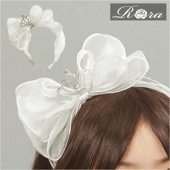 RORA カチューシャ 細め 通販 ローラ エラ ヘッドドレス ヘアアクセサリー 髪飾り キッズ 子供 子ども こども 女の子 女子 リボン クラウン フォーマル おしゃれ かわいい 入園式 卒園式