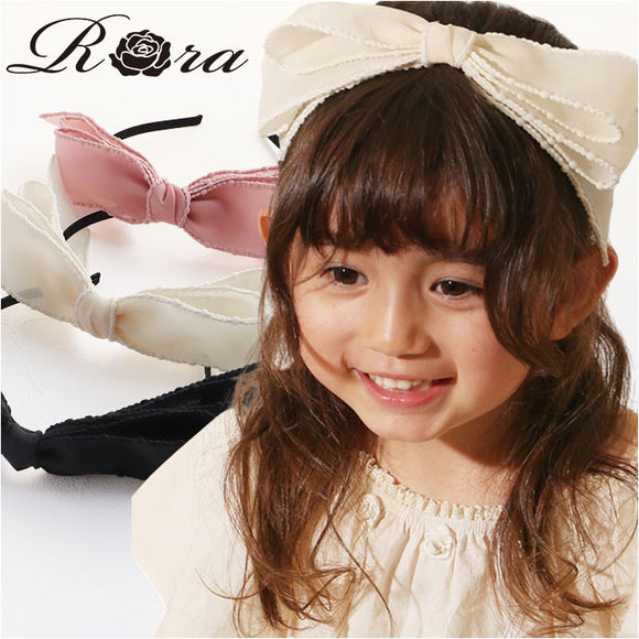 RORA カチューシャ 細め 通販 ローラ フローレンス ヘッドドレス ヘアアクセサリー 髪飾り キッズ 子供 子ども こども 女の子 女子 リボン 大きい フォーマル おしゃれ かわいい 入園式