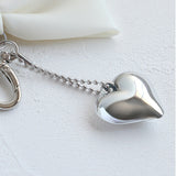 RORA キーリング 通販 ローラ マチルダ キーホルダー キーチャーム バッグチャーム ハート型 カラビナ リボン ハート チャーム シルバー おしゃれ かわいい キッズ 子供 こども 子ども