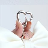 RORA キーリング 通販 ローラ マチルダ キーホルダー キーチャーム バッグチャーム ハート型 カラビナ リボン ハート チャーム シルバー おしゃれ かわいい キッズ 子供 こども 子ども