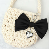 RORA キーリング 通販 ローラ マチルダ キーホルダー キーチャーム バッグチャーム ハート型 カラビナ リボン ハート チャーム シルバー おしゃれ かわいい キッズ 子供 こども 子ども