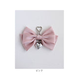 RORA キーリング 通販 ローラ マチルダ キーホルダー キーチャーム バッグチャーム ハート型 カラビナ リボン ハート チャーム シルバー おしゃれ かわいい キッズ 子供 こども 子ども