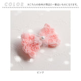 RORA ヘアクリップ 通販 ローラ エリン ヘアークリップ ヘアアクセサリー 髪飾り キッズ 子供 子ども こども 花 お花 リボン 大きめ しっかり かわいい おしゃれ 女の子 女子 入園式