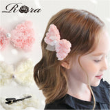RORA ヘアクリップ 通販 ローラ エリン ヘアークリップ ヘアアクセサリー 髪飾り キッズ 子供 子ども こども 花 お花 リボン 大きめ しっかり かわいい おしゃれ 女の子 女子 入園式