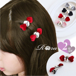 RORA ヘアクリップ 通販 ローラ メーガン ヘアークリップ ヘアアクセサリー 髪飾り キッズ 子供 子ども こども ハート シルバー かわいい おしゃれ 女の子 女子 フォーマル 入園式 卒園式