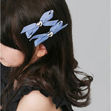 RORA ヘアクリップ 通販 ローラ シエナ ヘアークリップ ヘアアクセサリー 髪飾り キッズ 子供 子ども こども シルバー ハート リボン カジュアル かわいい おしゃれ 女の子 女子 入園式