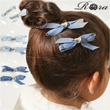 RORA ヘアクリップ 通販 ローラ シエナ ヘアークリップ ヘアアクセサリー 髪飾り キッズ 子供 子ども こども シルバー ハート リボン カジュアル かわいい おしゃれ 女の子 女子 入園式