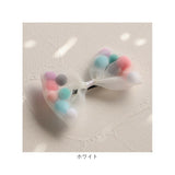 RORA ヘアクリップ 通販 ローラ ロッティ ヘアークリップ ヘアアクセサリー 髪飾り キッズ 子供 子ども こども リボン ポンポン カジュアル 小さめ かわいい おしゃれ 女の子 女子 入園式