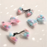 RORA ヘアクリップ 通販 ローラ ロッティ ヘアークリップ ヘアアクセサリー 髪飾り キッズ 子供 子ども こども リボン ポンポン カジュアル 小さめ かわいい おしゃれ 女の子 女子 入園式