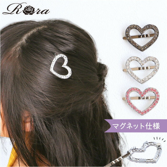 RORA ヘアクリップ 通販 ローラ サマー ヘアークリップ ヘアピン ヘアアクセサリー 髪飾り キッズ 子供 子ども こども ハート ミニ 小さめ カジュアル かわいい おしゃれ 女の子 女子