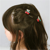 RORA ヘアクリップ 2個セット 通販 ローラ ビアトリス ヘアークリップ ヘアアクセサリー 髪飾り キッズ 子供 子ども こども ミニ 小さめ さくらんぼ チェリー かわいい おしゃれ 女の子