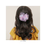 RORA ヘアクリップ 通販 ローラ ダニエラ ヘアークリップ ヘアアクセサリー 髪飾り キッズ 子供 子ども こども チュール ポンポン 大きめ しっかり かわいい おしゃれ 女の子 女子 入園式