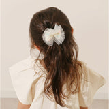 RORA ヘアクリップ 通販 ローラ ダニエラ ヘアークリップ ヘアアクセサリー 髪飾り キッズ 子供 子ども こども チュール ポンポン 大きめ しっかり かわいい おしゃれ 女の子 女子 入園式
